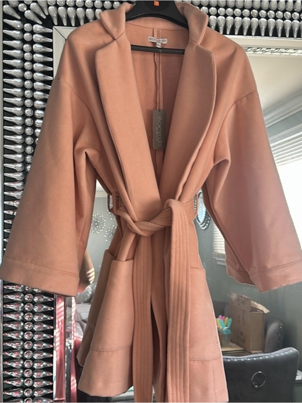 Nwt mendes for New York & Company Peach Wrap Coat